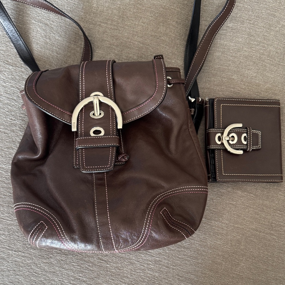 Brown Leather Soho Set